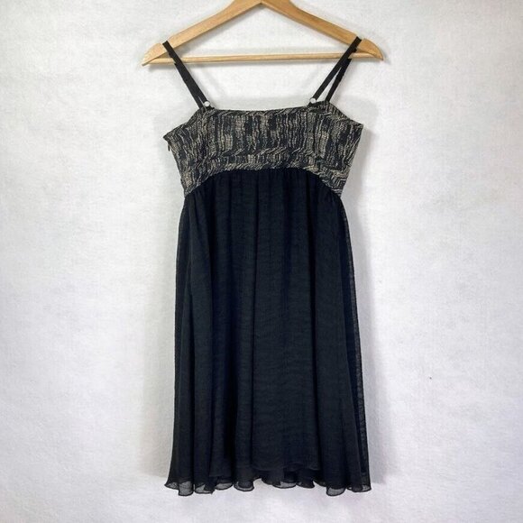 Proenza Schouler Mini Dress Flouncy Babydoll Y2K Whimsy Goth Dark Coquette 2 - Picture 6 of 10